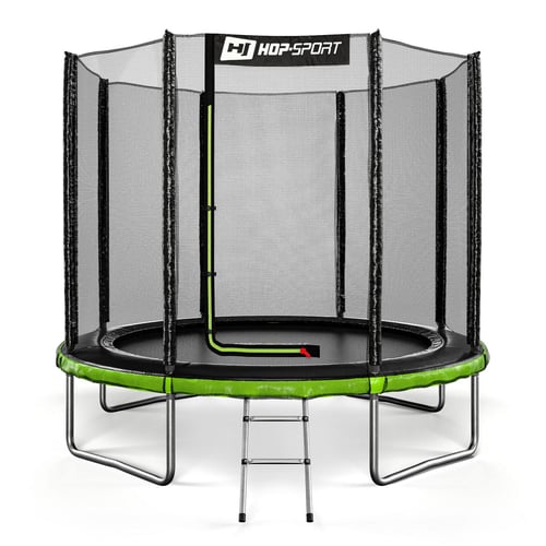 Trampoline de jardin 8FT - 244 cm - Filet extérieur Noir/Vert