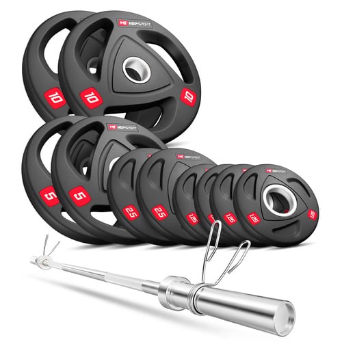Olympia Hantelset 54 kg mit Langhantel