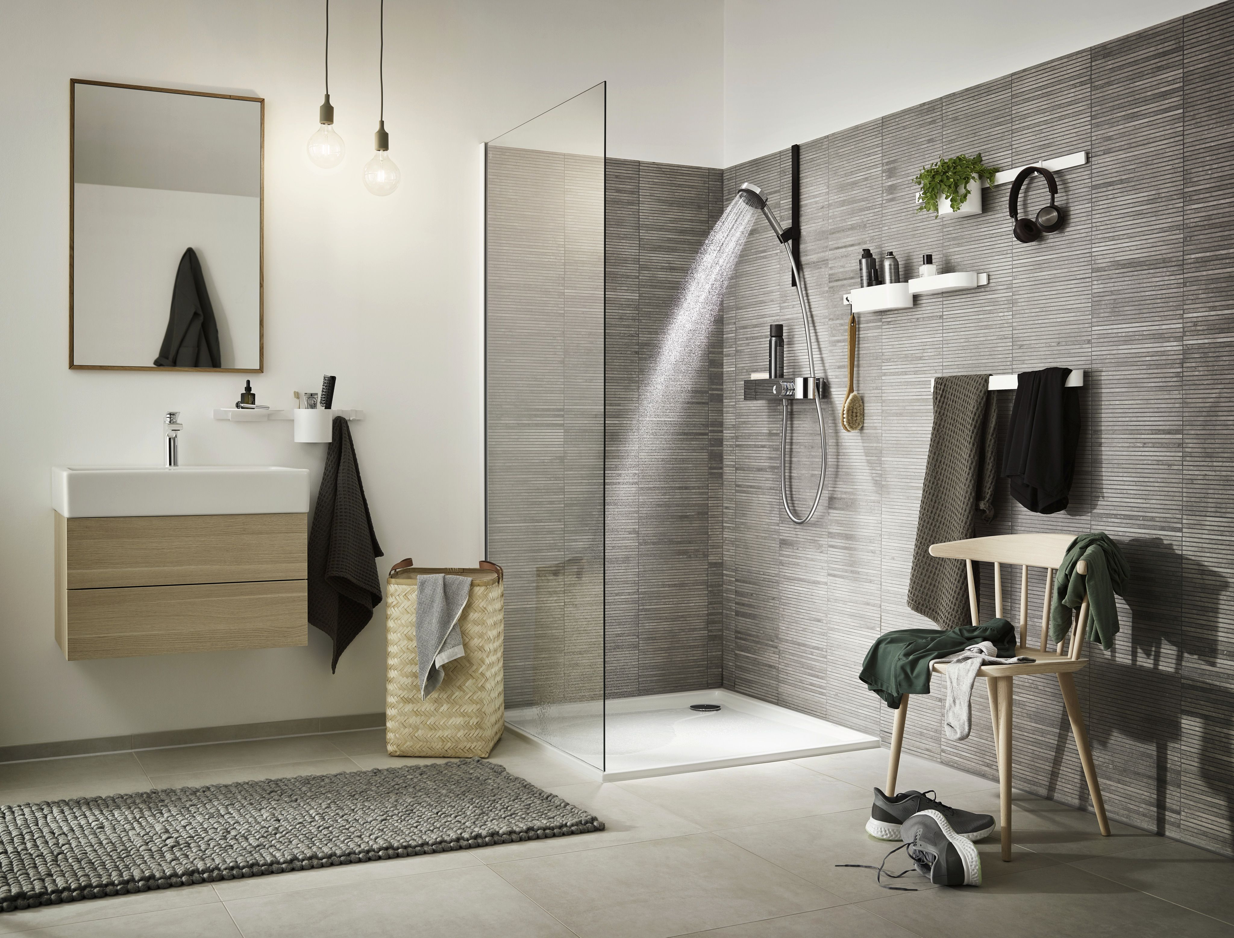 Hansgrohe WallStoris wieszak na ręcznik biały mat 27914700