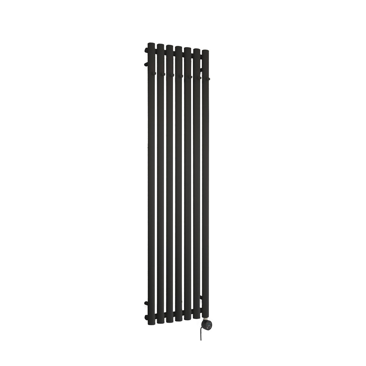 Oltens Stang (e) grzejnik elektryczny 150x37 cm czarny mat 55128300