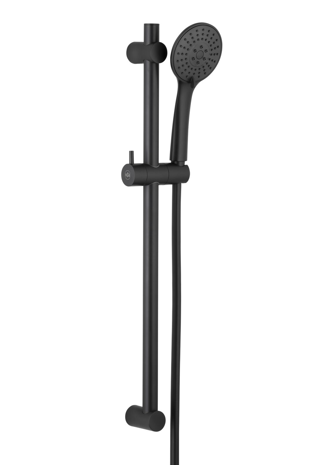 KFA Armatura Moza Black zestaw prysznicowy ścienny czarny mat 841-365-81