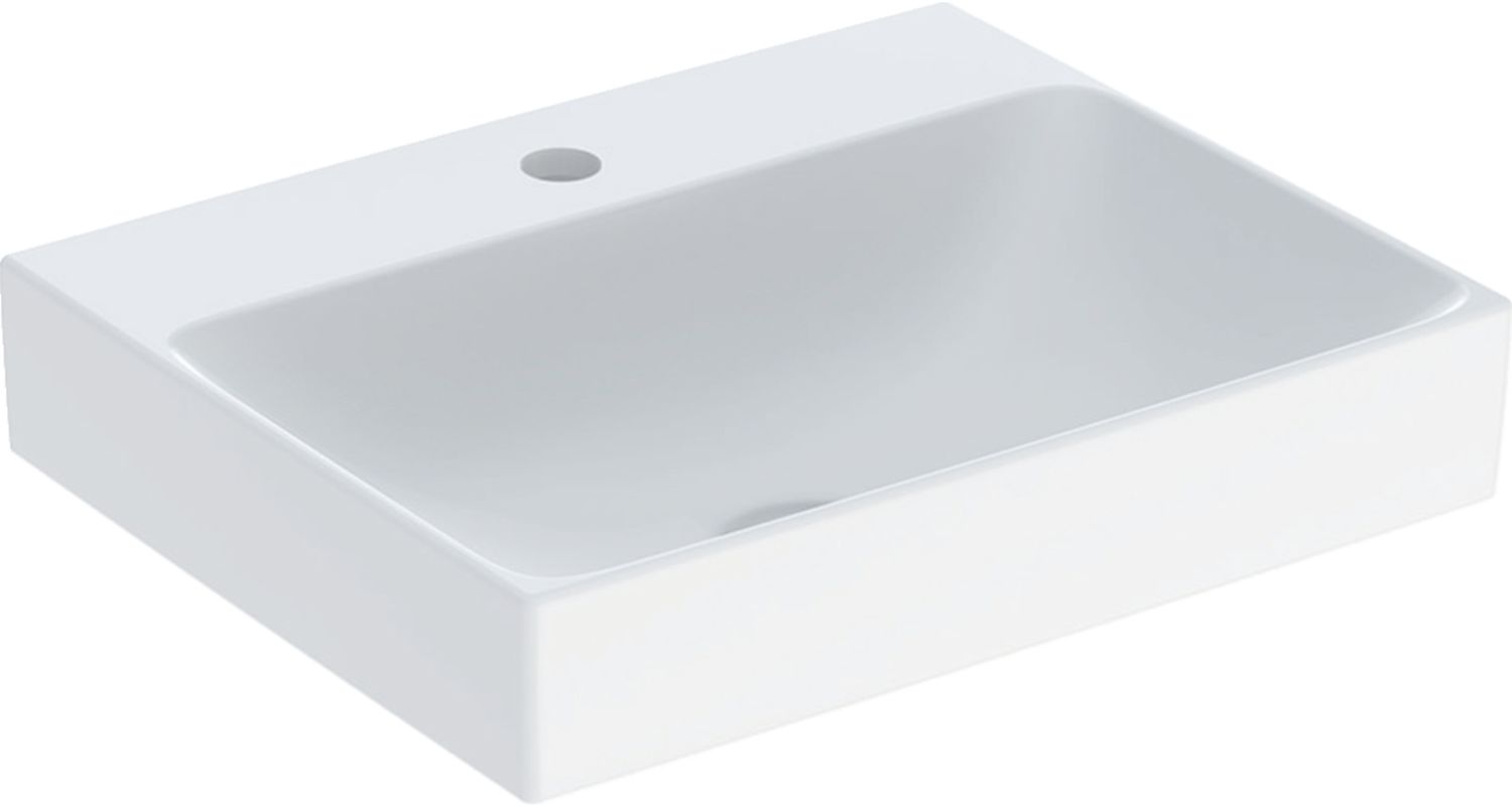 Geberit One umywalka 50x41 cm nablatowa prostokątna KeraTect biała 505.030.01.6 - Wysyłka w 24h
