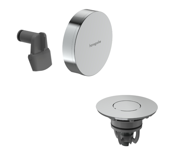 Hansgrohe Exafill osłona i korek syfonu chrom 58131000