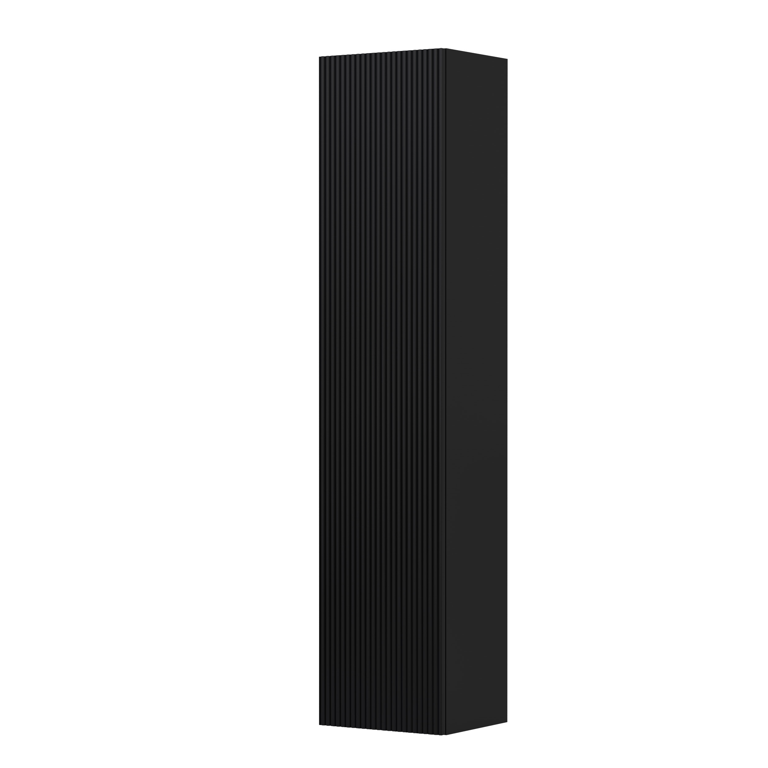 Oltens Lun szafka 160 cm boczna wisząca czarny mat 60036300 - Wysyłka w 24h