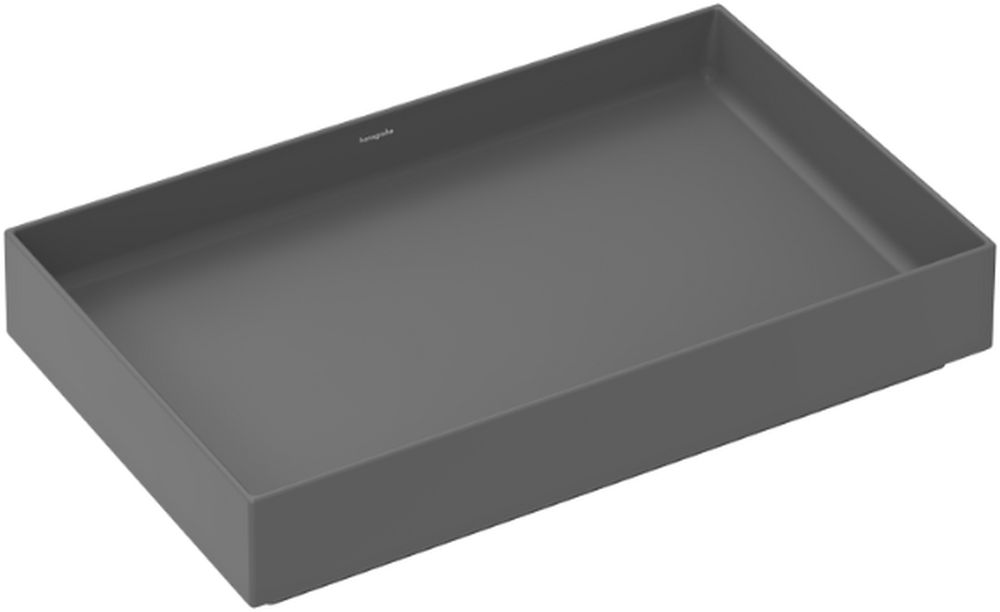 Hansgrohe Xuniva Evo E umywalka 65x40 cm nablatowa szary łupek mat 60326760
