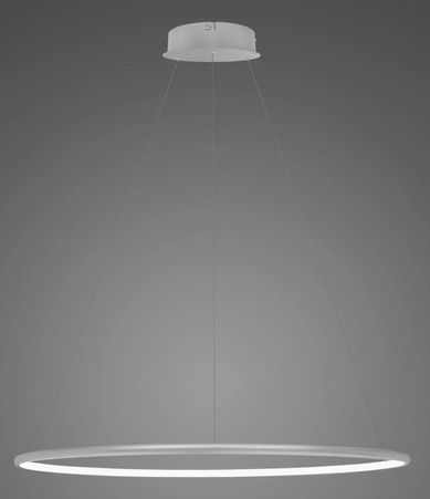 Altavola Design Led Shape lampa wisząca 1x30 W srebrna LA073/P_80_in_4k_silver_dimm