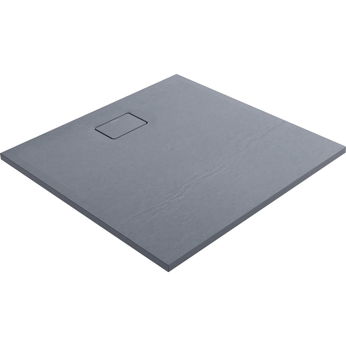 Oltens Bergytan brodzik 100x100 cm kwadratowy RockSurface szary beton 17102700 - Wysyłka w 24h