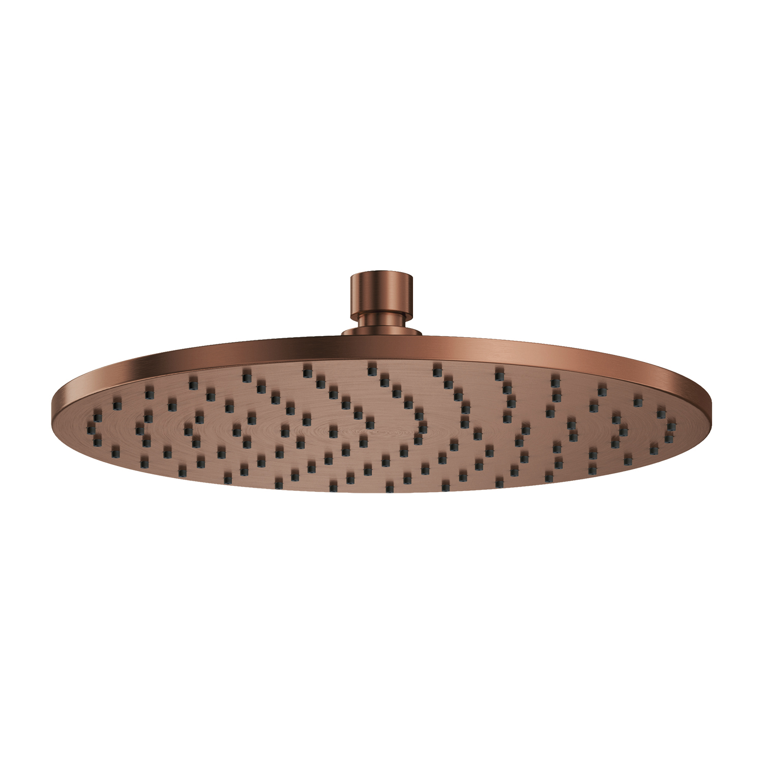 Omnires SlimLine deszczownica 25x25 cm okrągła miedź szczotkowana WG125CCPB