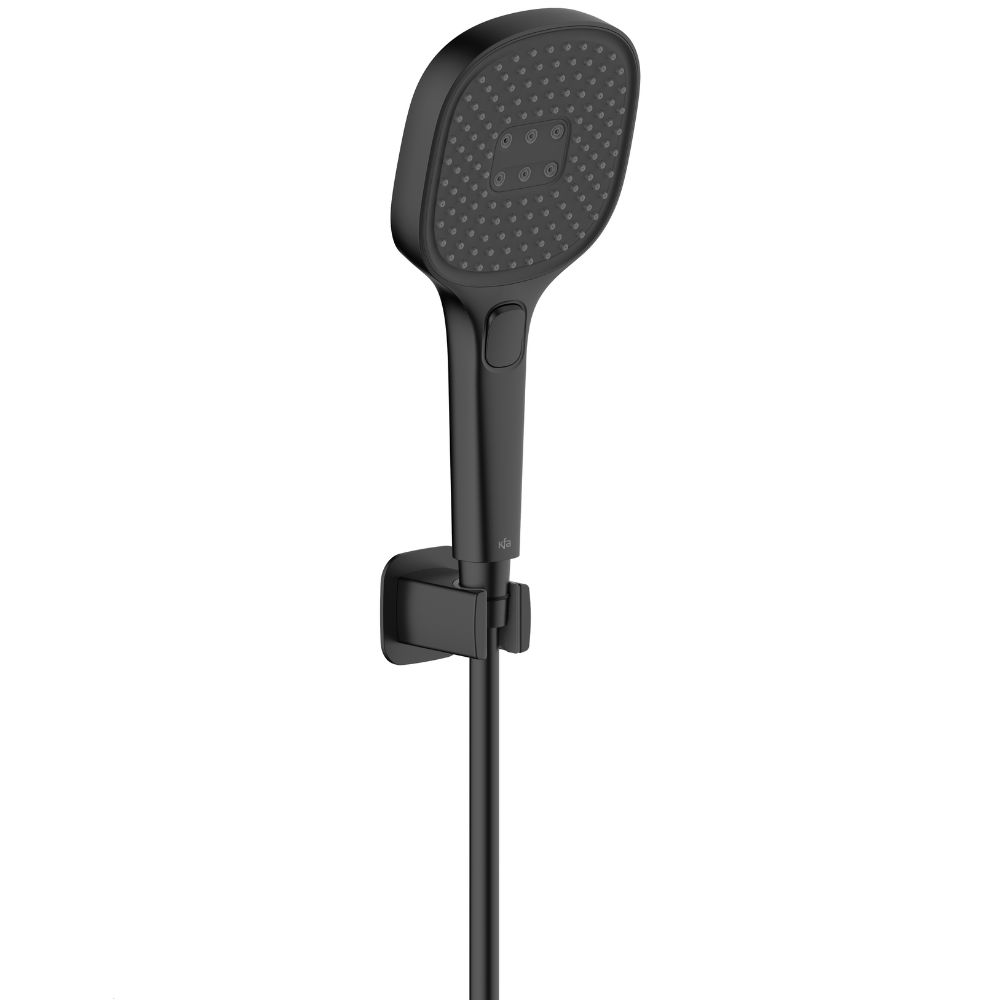 KFA Armatura Malaga Black zestaw prysznicowy ścienny czarny 841-255-81