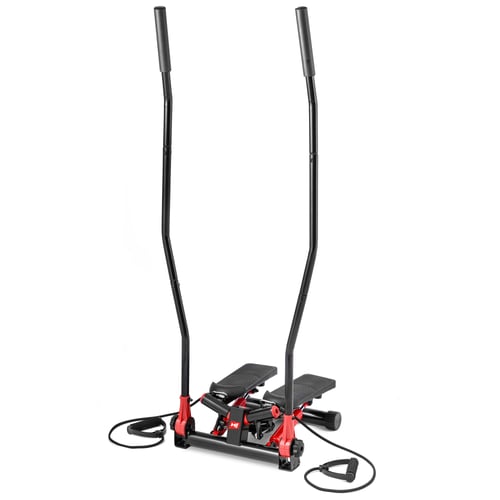 Stepper skrętny z ramionami HS-045S Slim czerwony