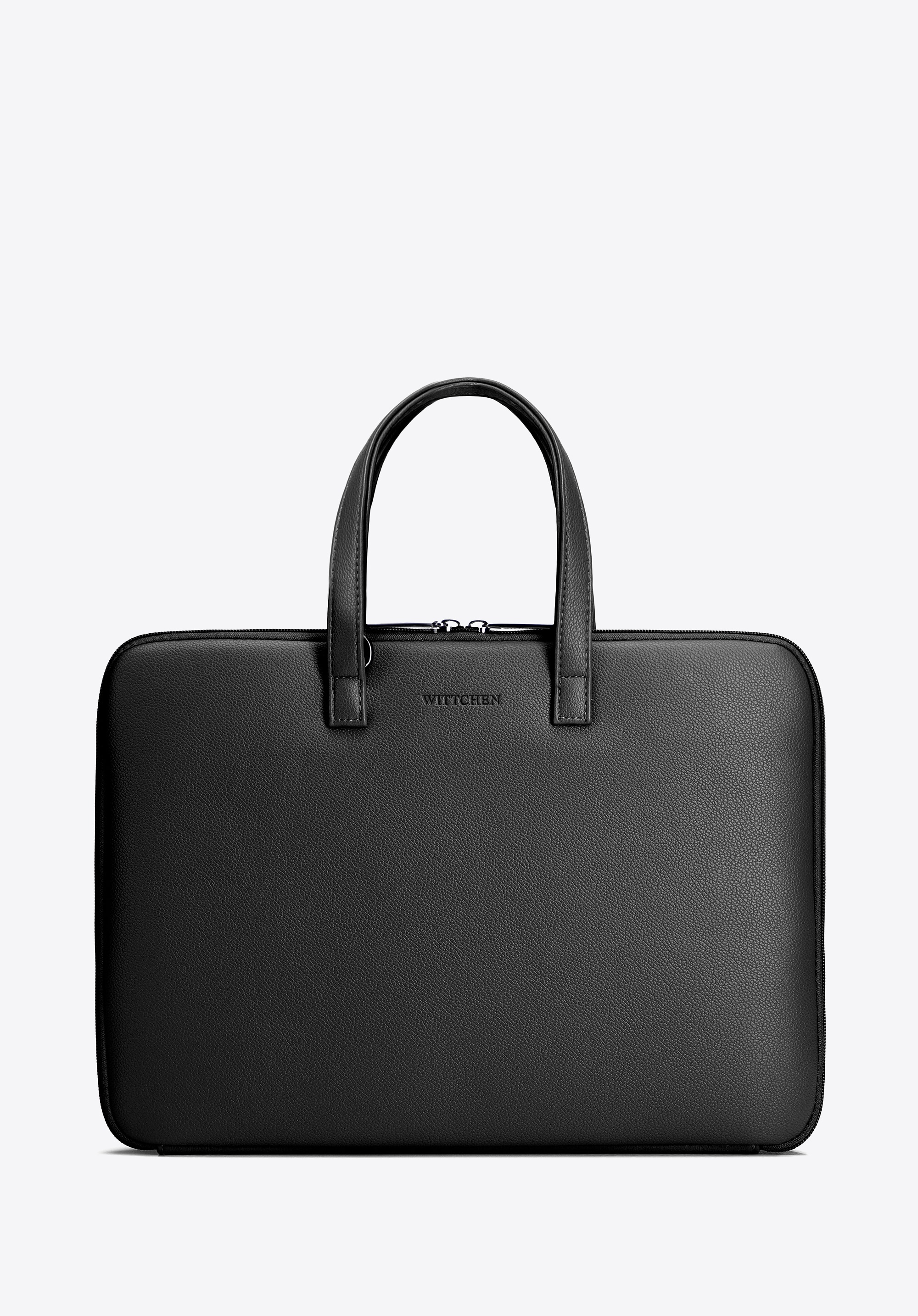 Męska torba na laptopa 14” z ekoskóry czarna