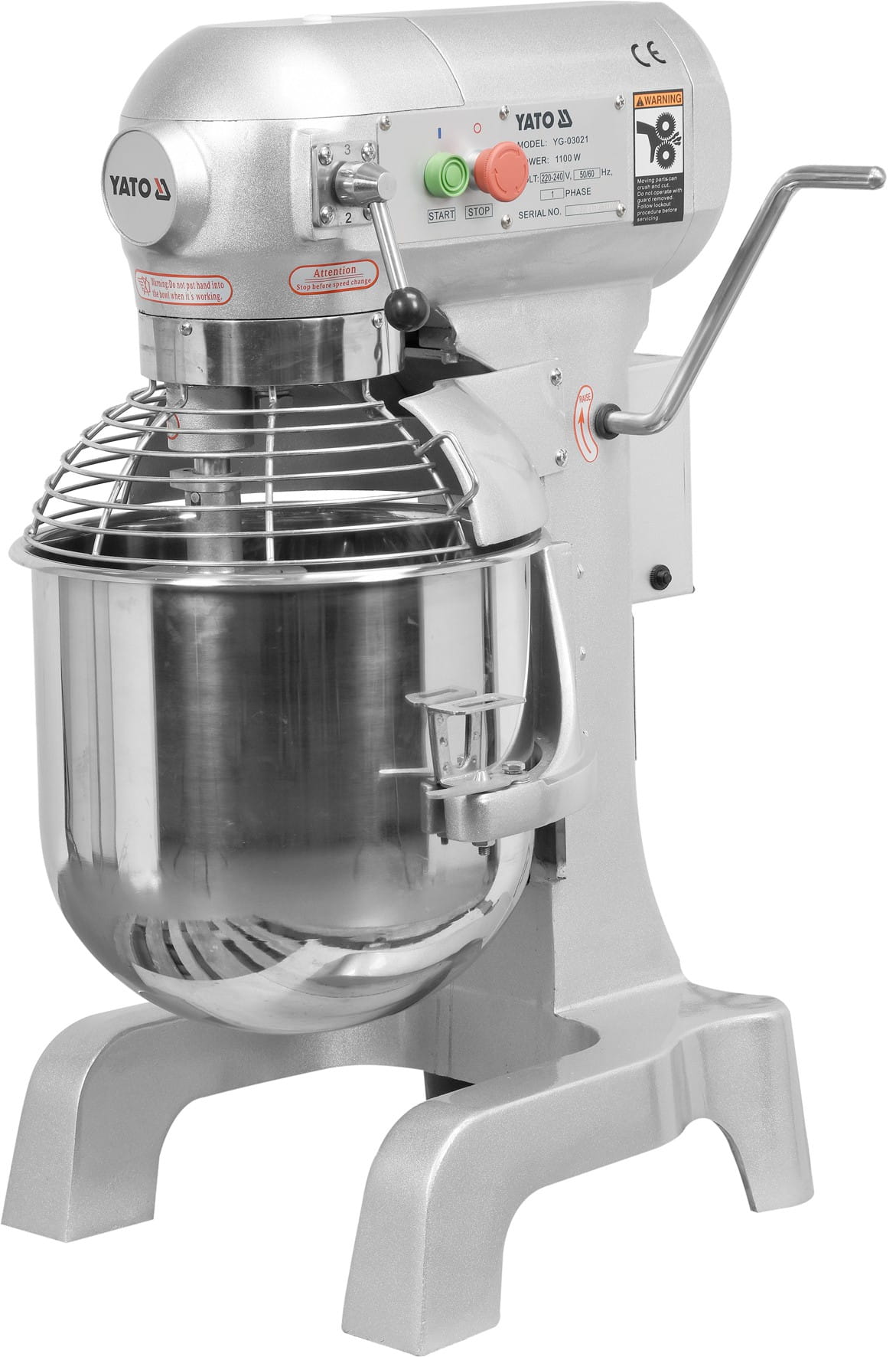 Mikser planetarny 20L 1100W 3 prędkości