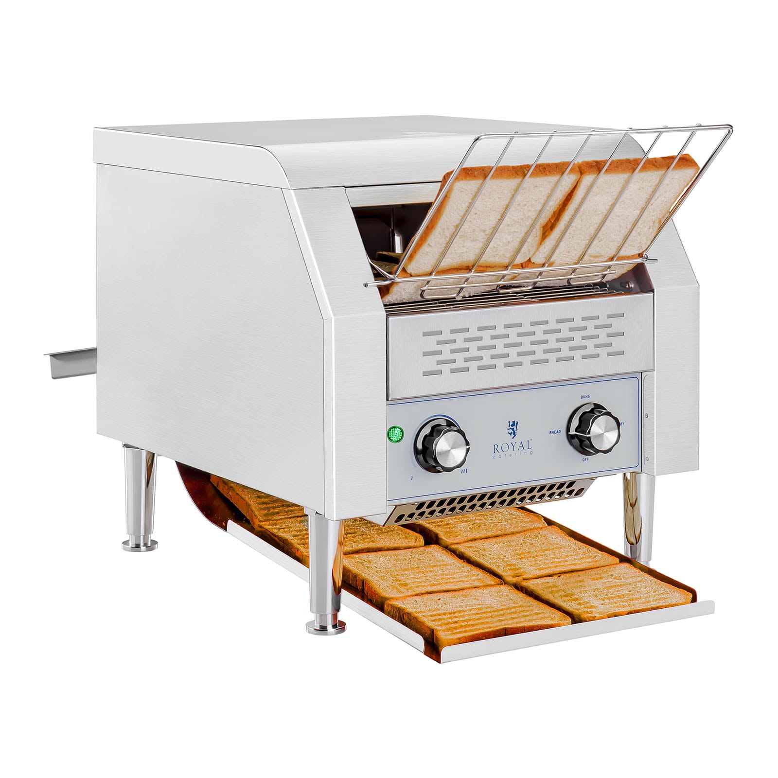 Toster przelotowy ze stali nierdzewnej 2200W