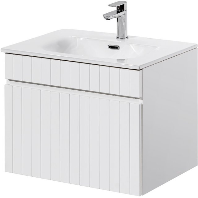 COMAD Szafka ICONIC WHITE z umywalką meblową SKY 60 cm