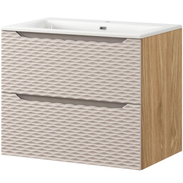 COMAD Szafka OCEAN BEIGE z umywalką meblową SKY 71 cm