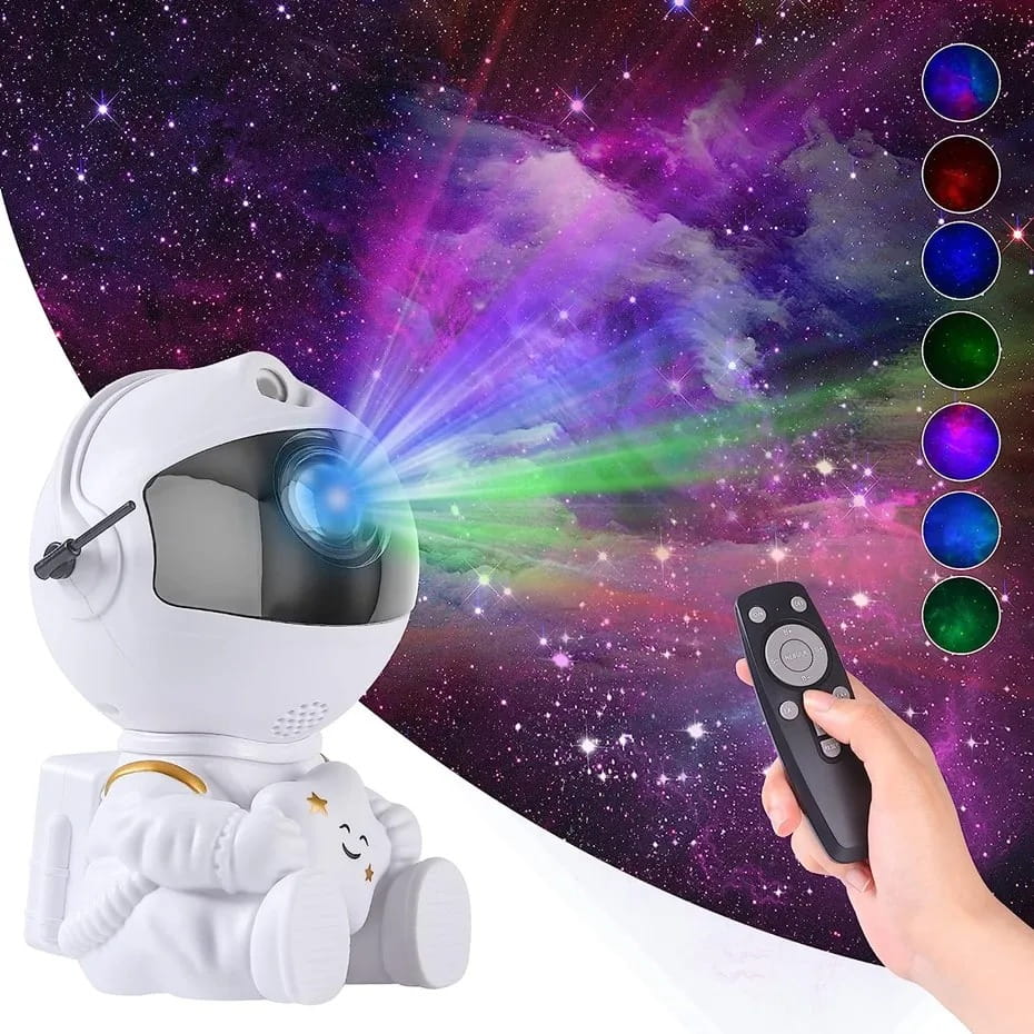 Projektor gwiezdny lampka nocna Astronauta