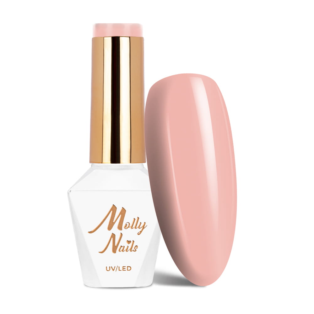 Lakier hybrydowy LED/UV Gel Polish Molly Nails Sensual Nr 202 Adele HEMA/Di-HEMA Free 8g