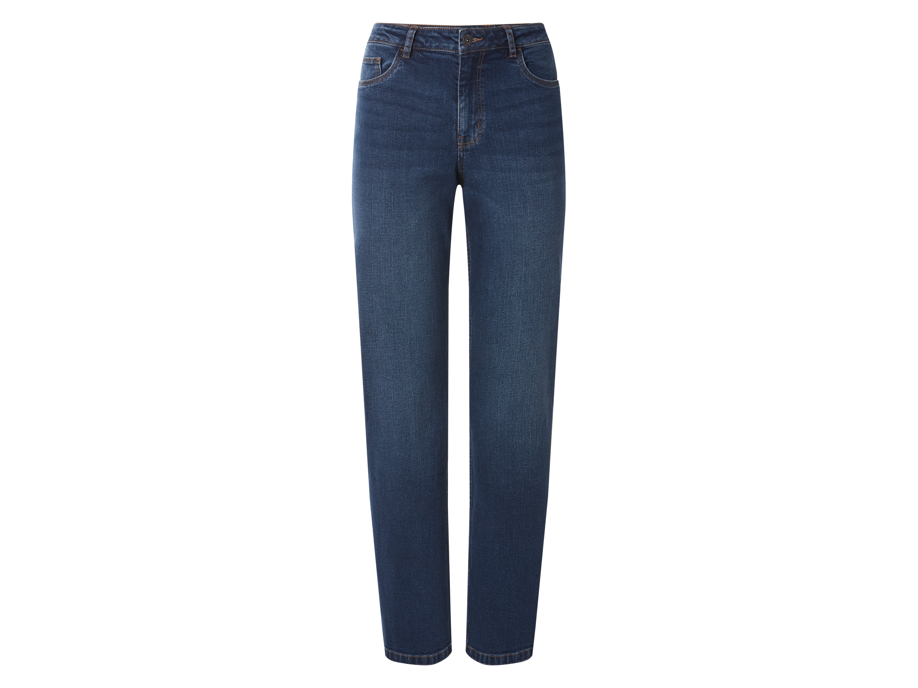esmara Jeansy damskie straight fit Niebieski, 38