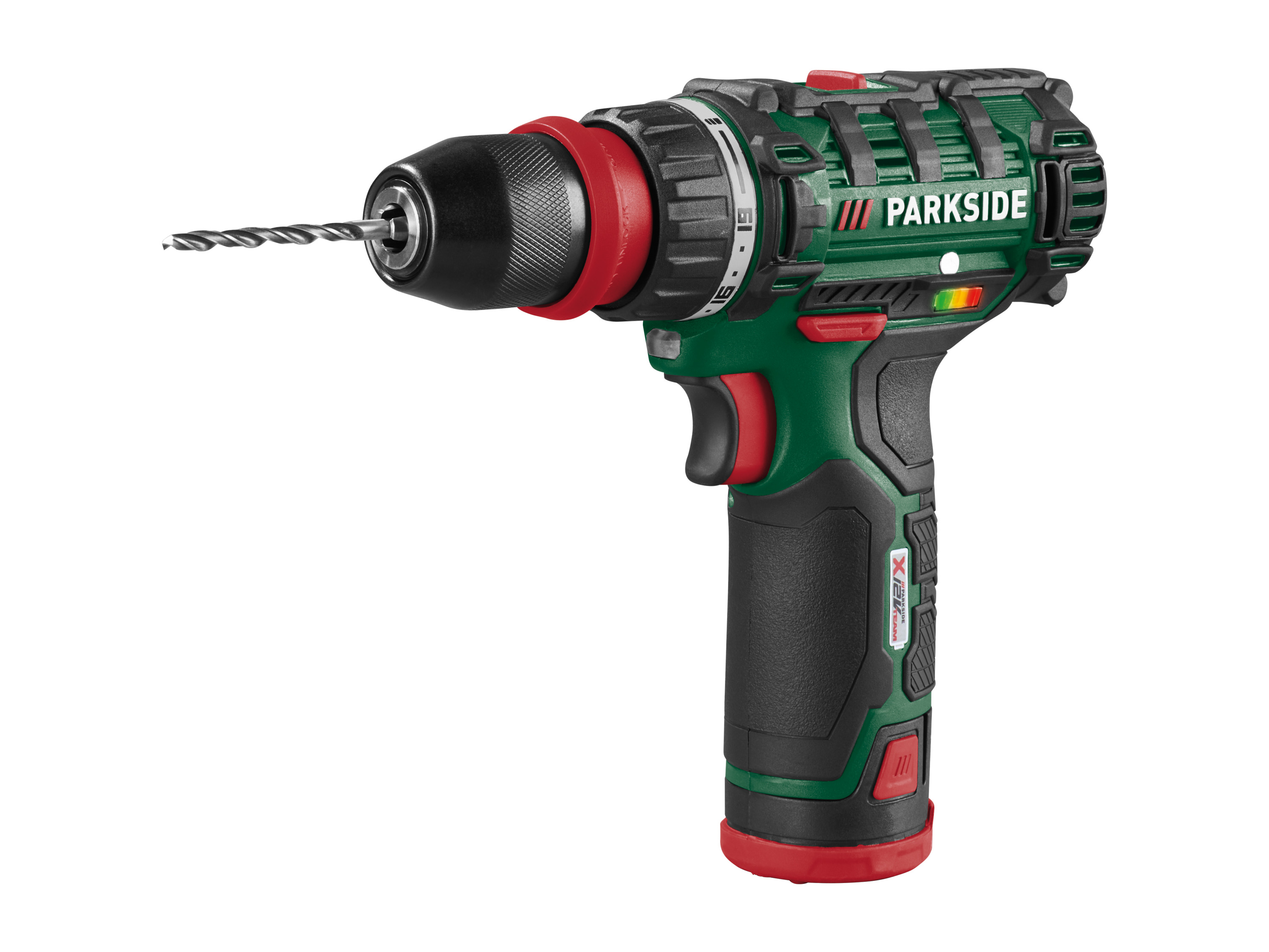 Parkside Akumulatorowa wiertarko-wkrętarka 12 V, Pbsa 12 F5 z akumulatorem i ładowarką