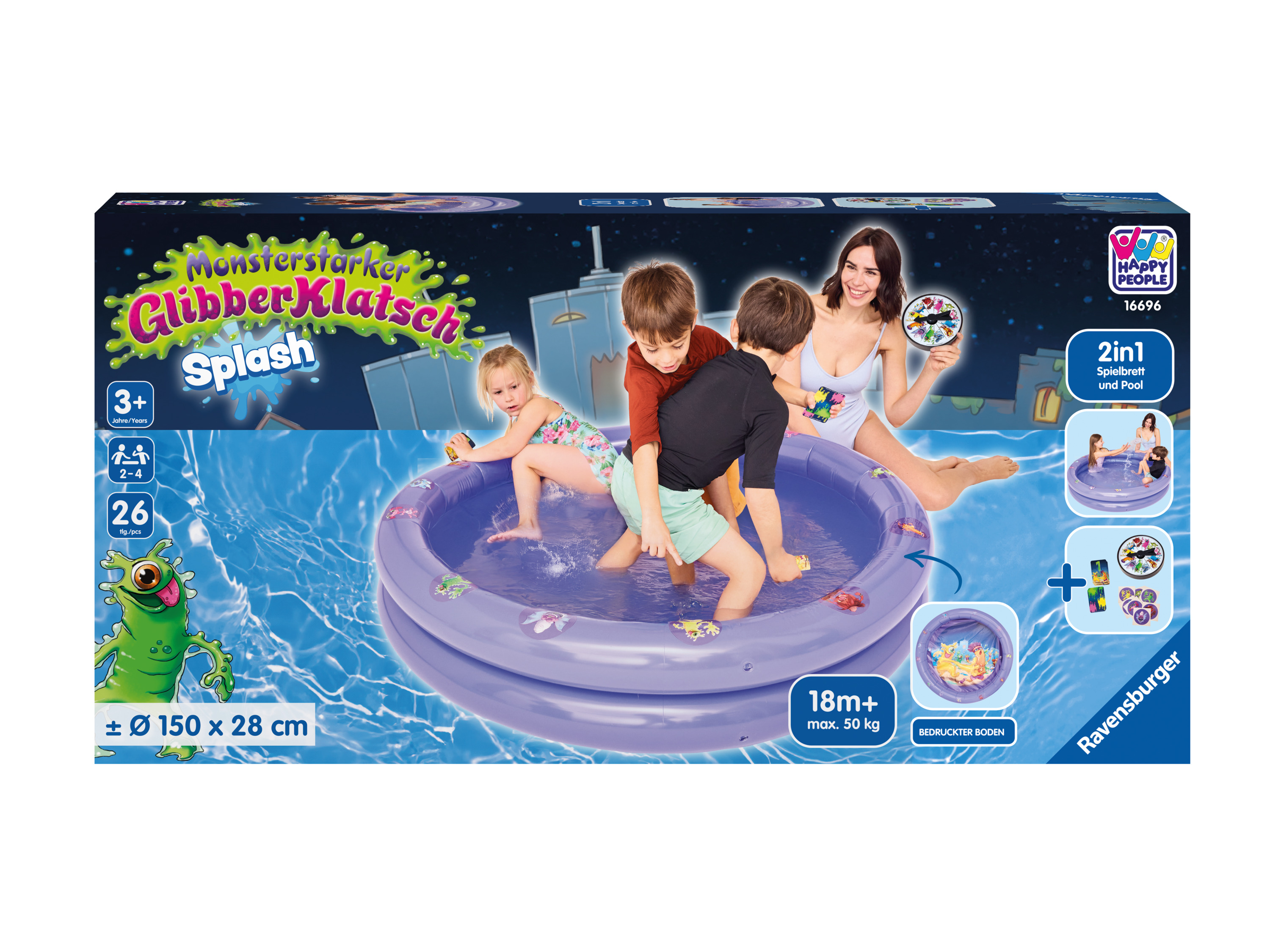 Happy People Ravensburger Gry do kąpieli Potworna zabawa w kąpieli