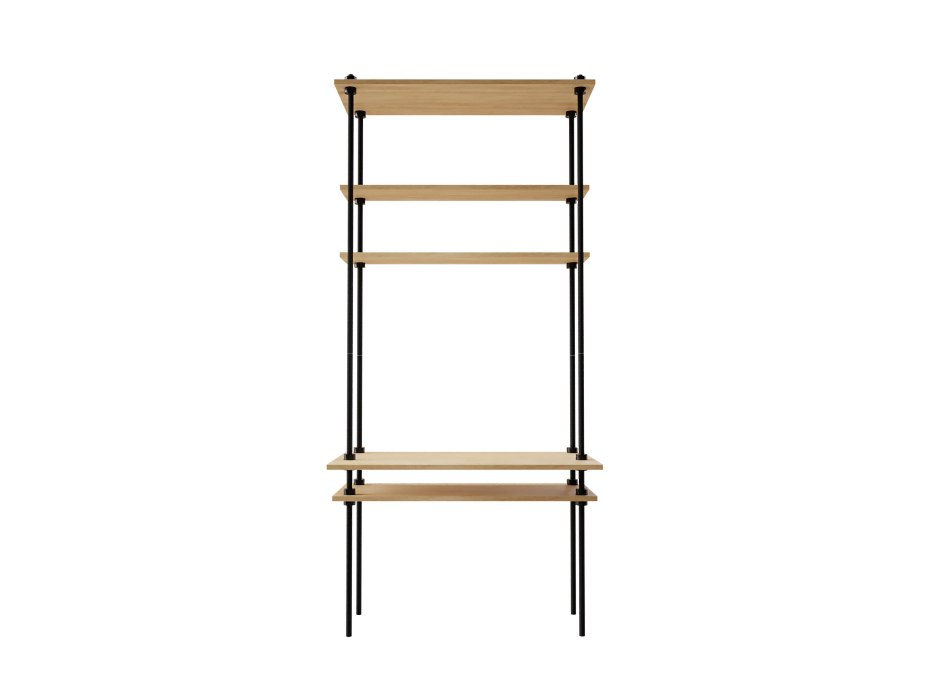 AR Shelving Biurko z regałem Deco