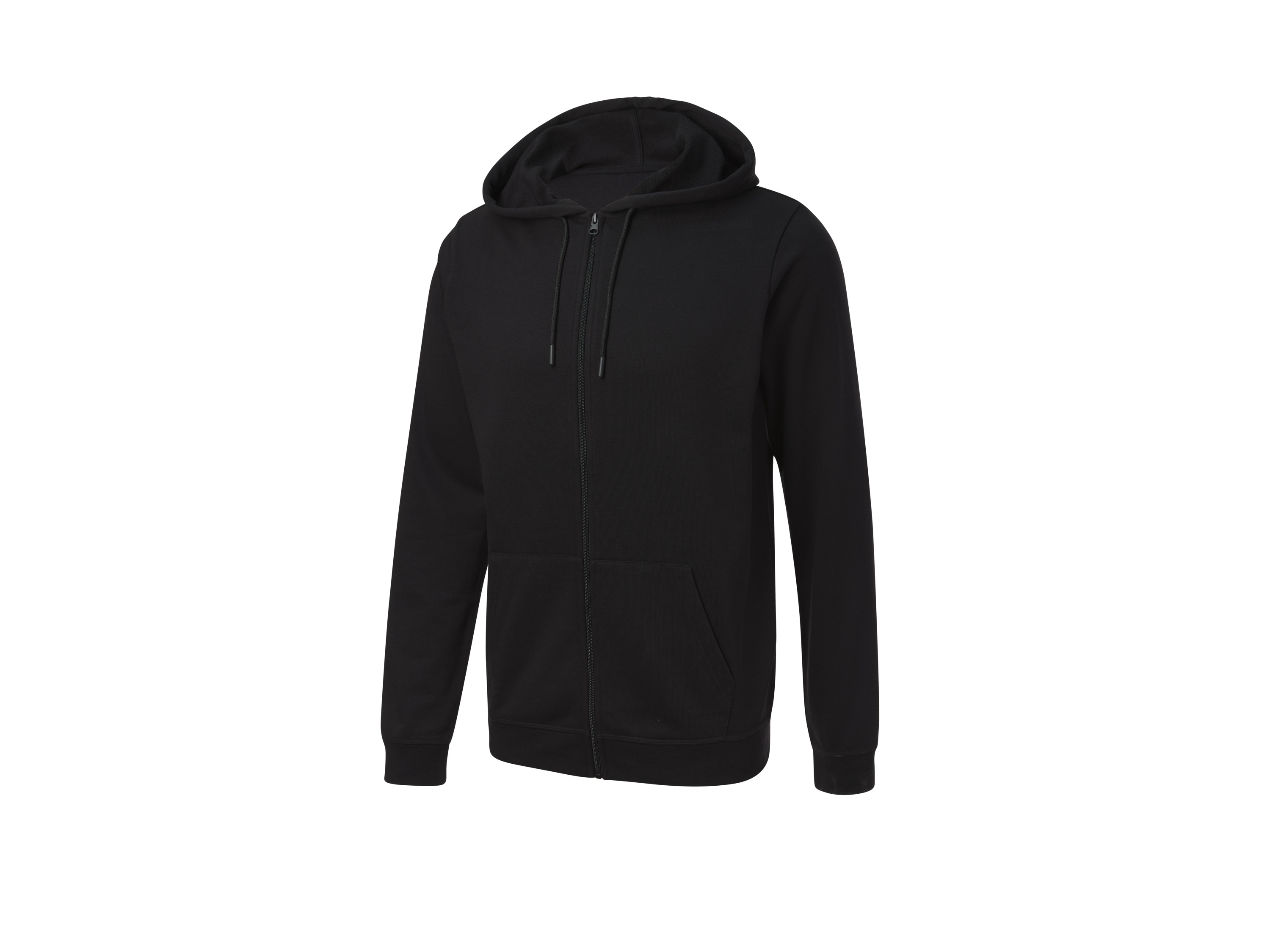 Crivit Bluza dresowa męska z kapturem Czarny, L 52/54