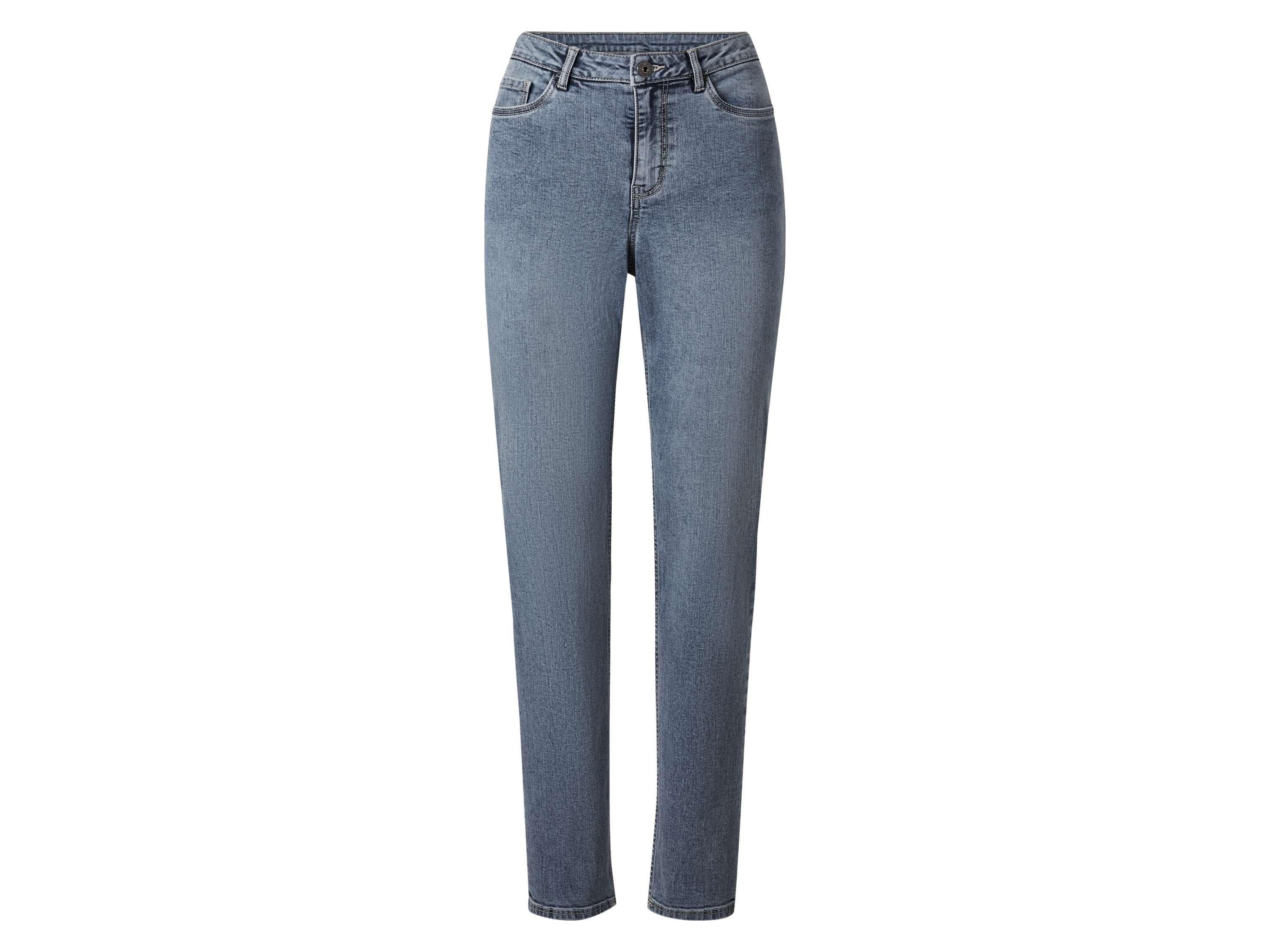 esmara Jeansy damskie straight fit Niebieski, 38