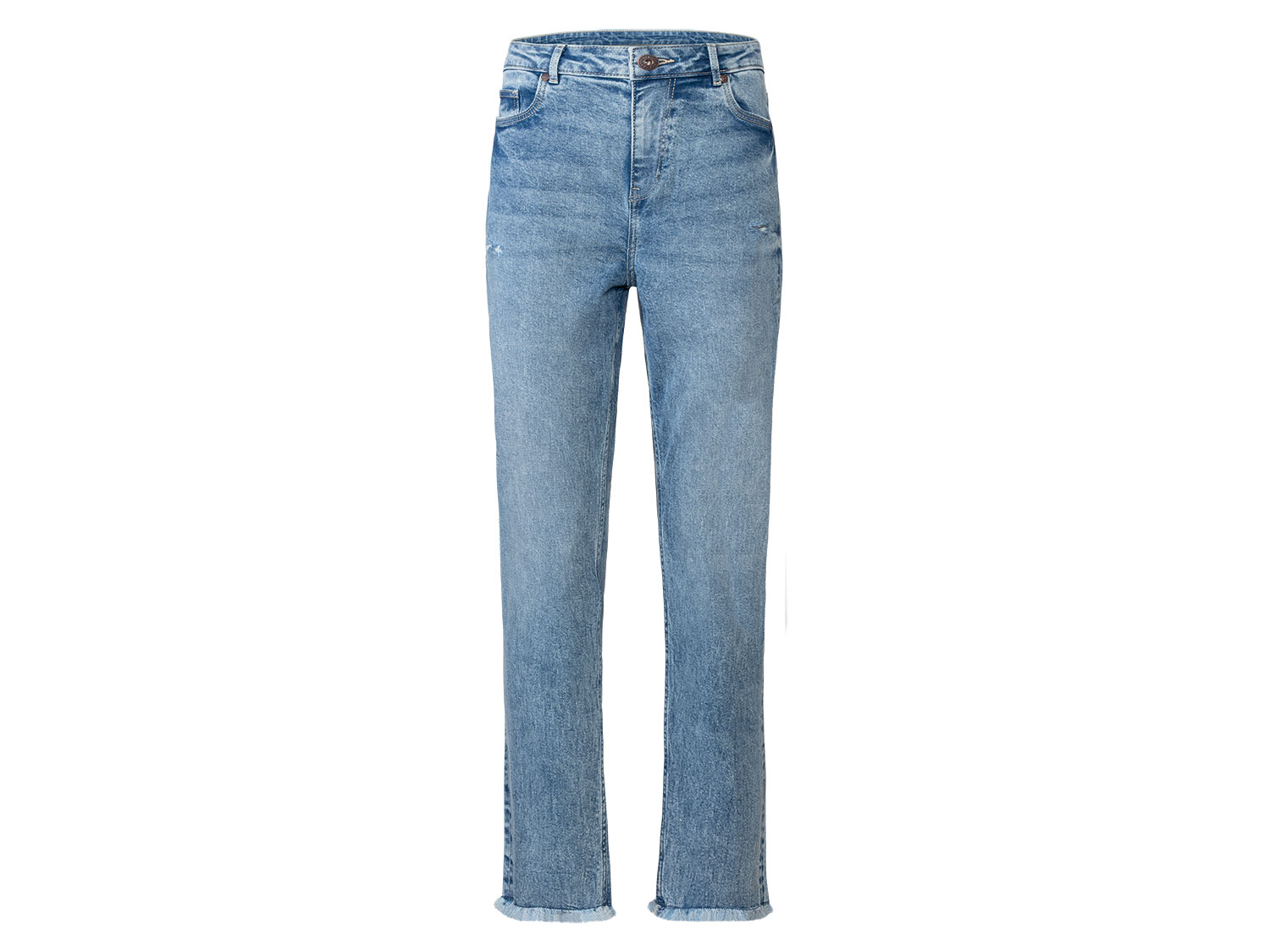 esmara Jeansy damskie straight fit Jasnoniebieski, 34