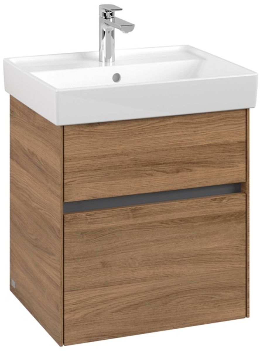 Darmowa Dostawa - Szafka wisząca podumywalkowa 51x41.4 cm Villeroy & Boch Collaro C00700RH