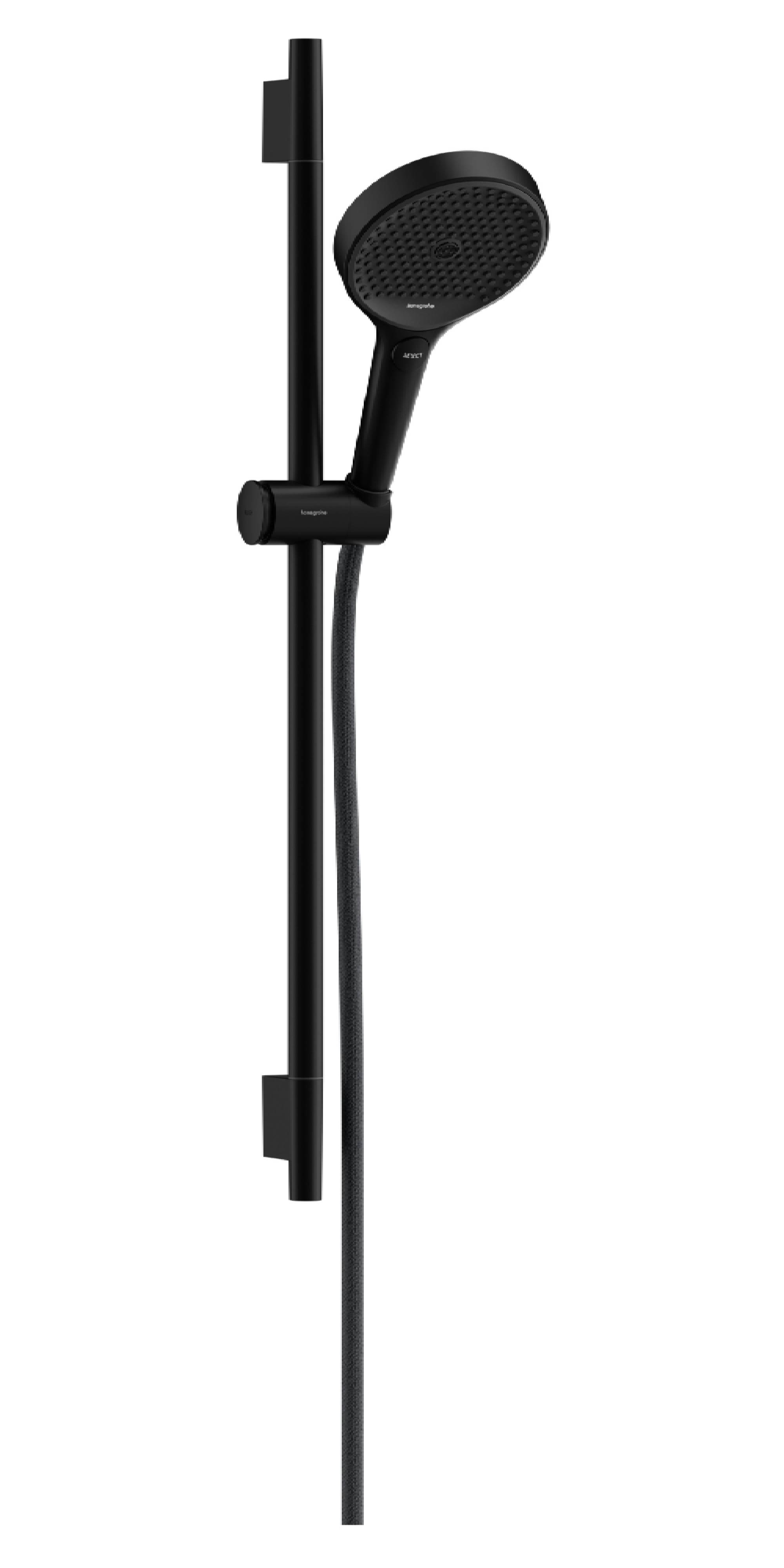 Darmowa Dostawa - Zestaw prysznicowy ścienny czarny Hansgrohe Rainfinity 28745670
