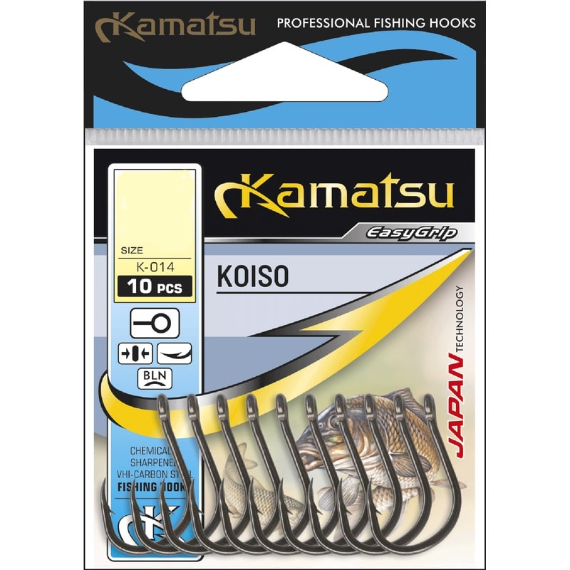 Kamatsu Haczyki Koiso Czarny Nikiel nr 3/0