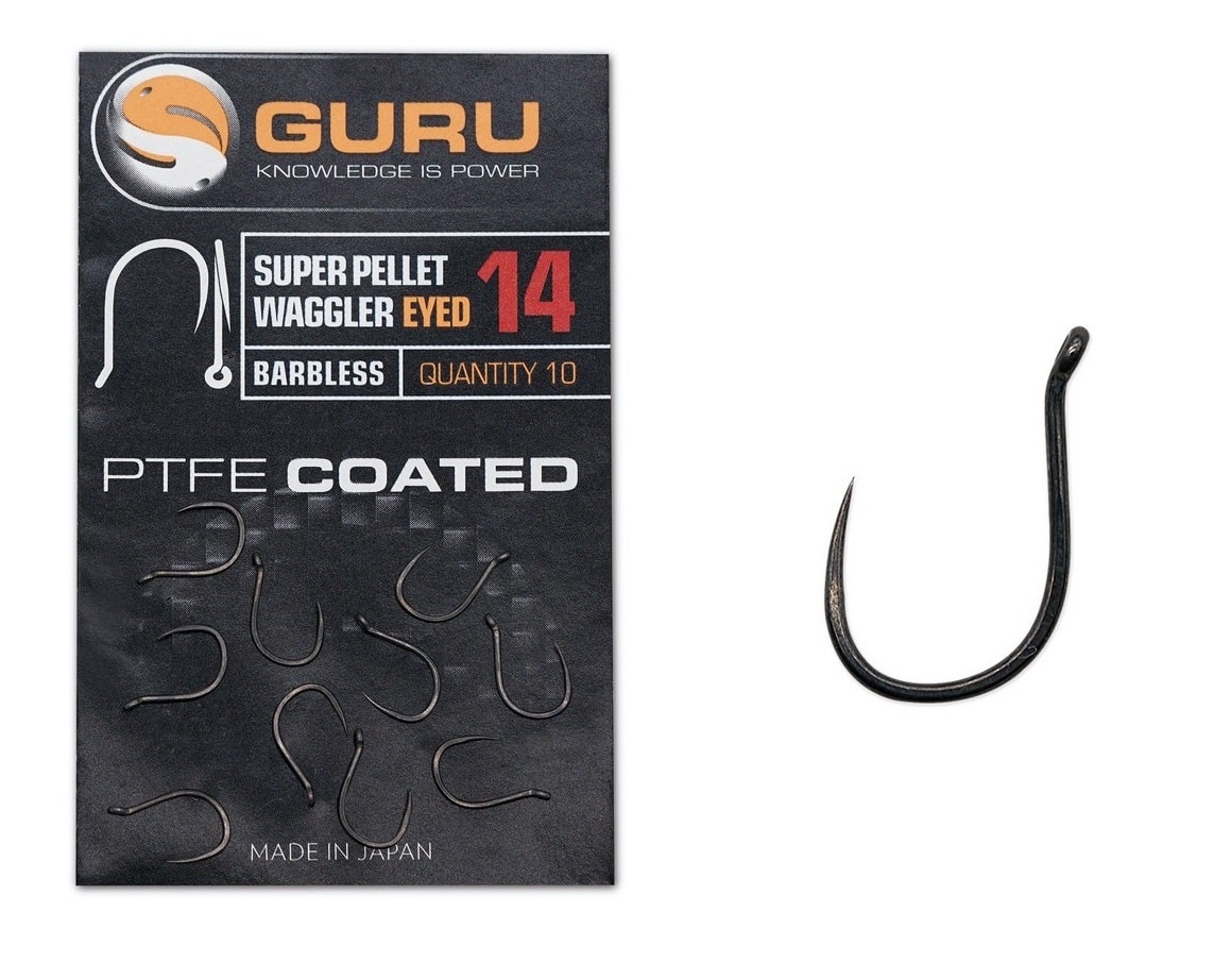 Guru Haczyki Super Pellet Waggler Bezzadziorowe nr 10