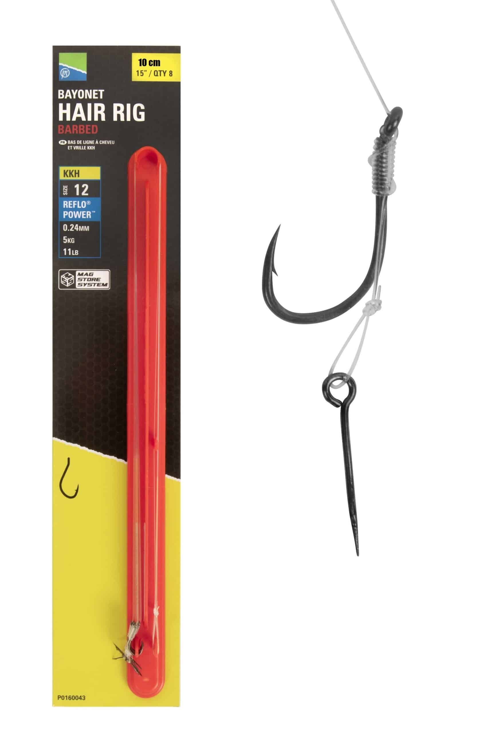 Preston Haczyki z Zadziorem i igłą KKH Bayonet Hair Rigs 10cm r. 10