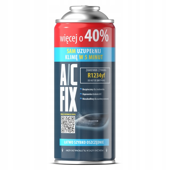 AC FIX CZYNNIK CHŁODNICZY XL DO NAPEŁNIANIA KLIMATYZACJI R1234YF 235G - Petrostar