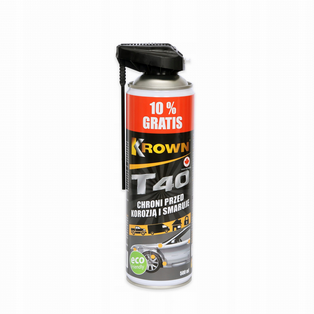 KROWN T40 AREOZOL KONSERWACJA PODWOZIA 500ML - Petrostar