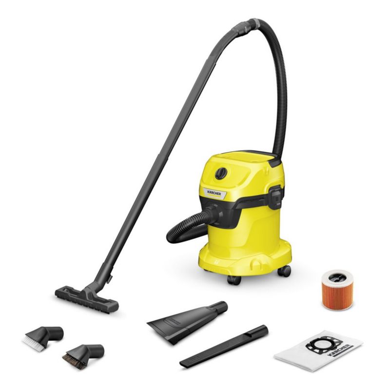 Odkurzacz uniwersalny KARCHER WD 3 V-15/4/20 Car żółty 1 szt.