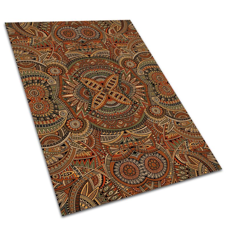Winylowy Dywan Tarasowy Tulup 120x180 cm Do Ogrodu, Na Taras Etniczna abstrakcja 1 szt.
