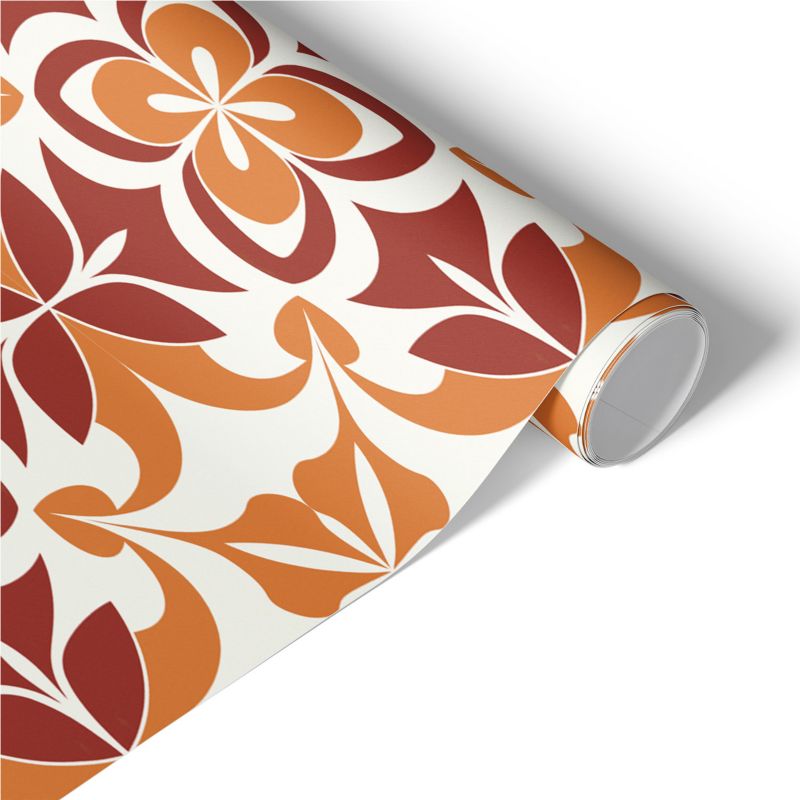 Folia Meblowa Tulup 75x150 cm Kwiatowy wzór Okleina Na Biurko I Regał 1 rol.