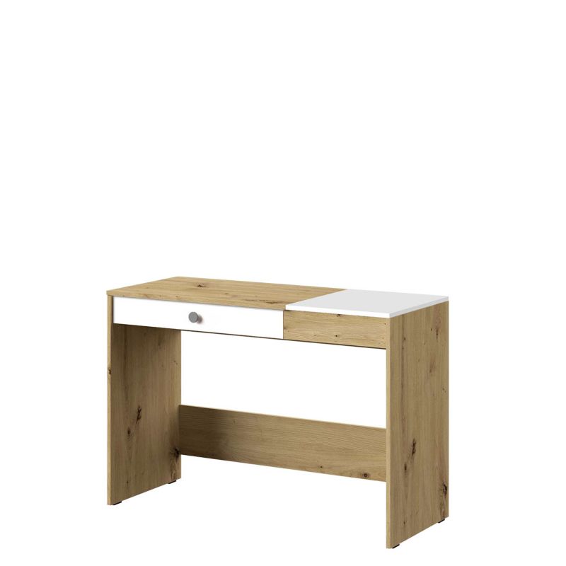 Biurko MIRJAN 24 Nero 10 dąb artisan / biały / szary 1 szt.
