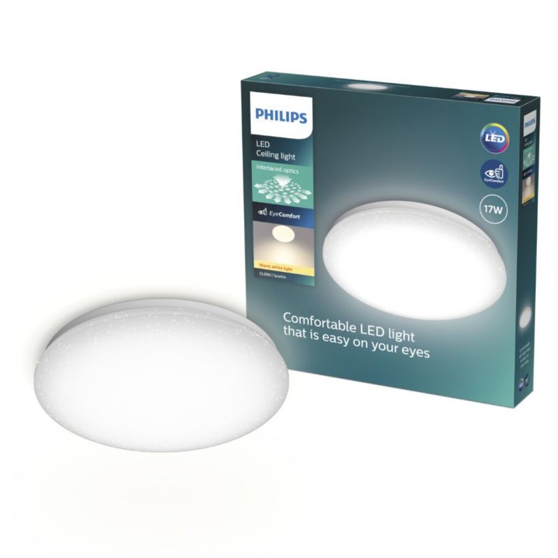 Plafon CL200 Philips Lampa Sufitowa Plafon LED 17W 1700lm 2700K Efekt Gwiazd 1 szt.