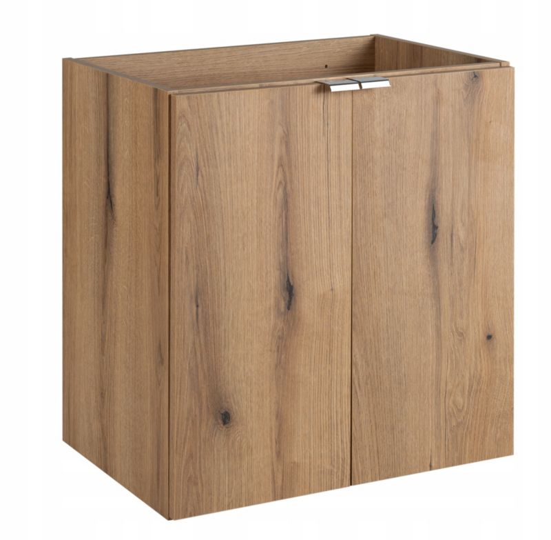 Szafka łazienkowa Furnidea 50 cm wisząca pod umywalkę 2 drzwi dąb coast evoke NOVA OAK 1 szt.