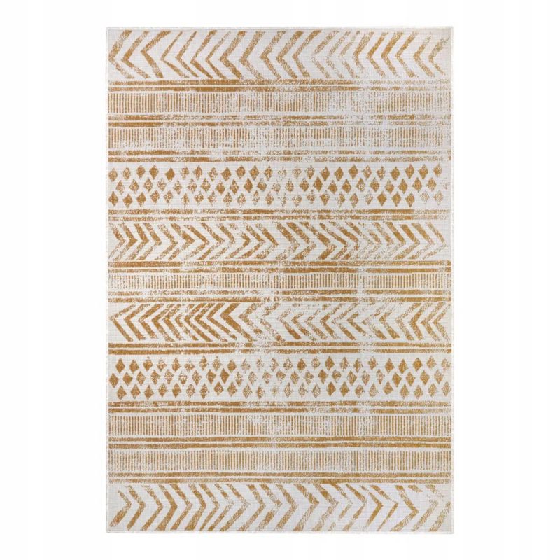 Dywan Northrugs na taras 80x150cm,żółto kremowy dwustronny,sznurkowy płasko tkany 1 szt.