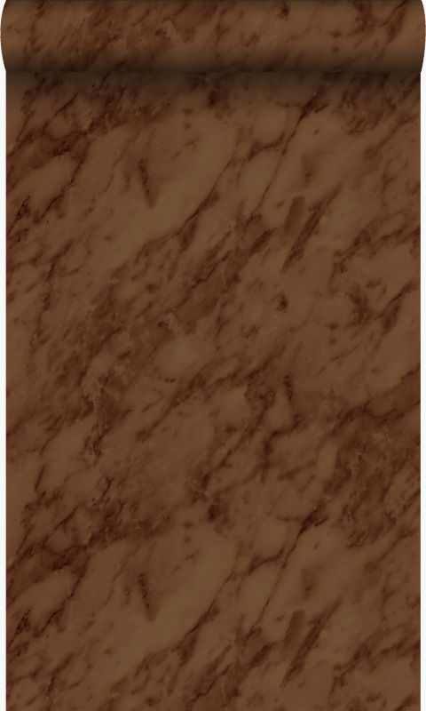 Tapeta Origin Wallcoverings marmur rdzawy brąz 53 cm x 10.05 m - 1 rol.