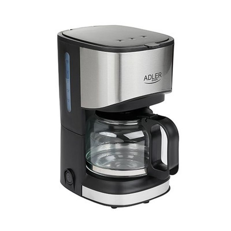 Ekspres do kawy przelewowy Adler AD 4407 czarno-srebrny 550W 1 szt.