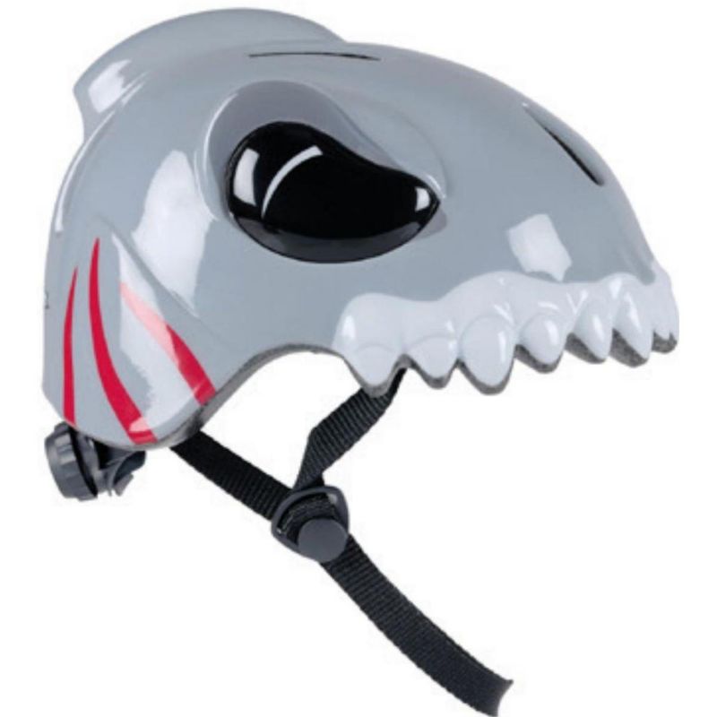 Kask Edco rowerowy dziecięcy regulowany r. (48-52Cm) rekin szary