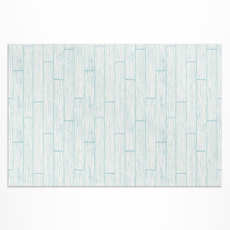 Winylowy Chodnik Zewnętrzny Wallfluent 140x210 cm Jasne drewno panele podłogowe 1 szt.