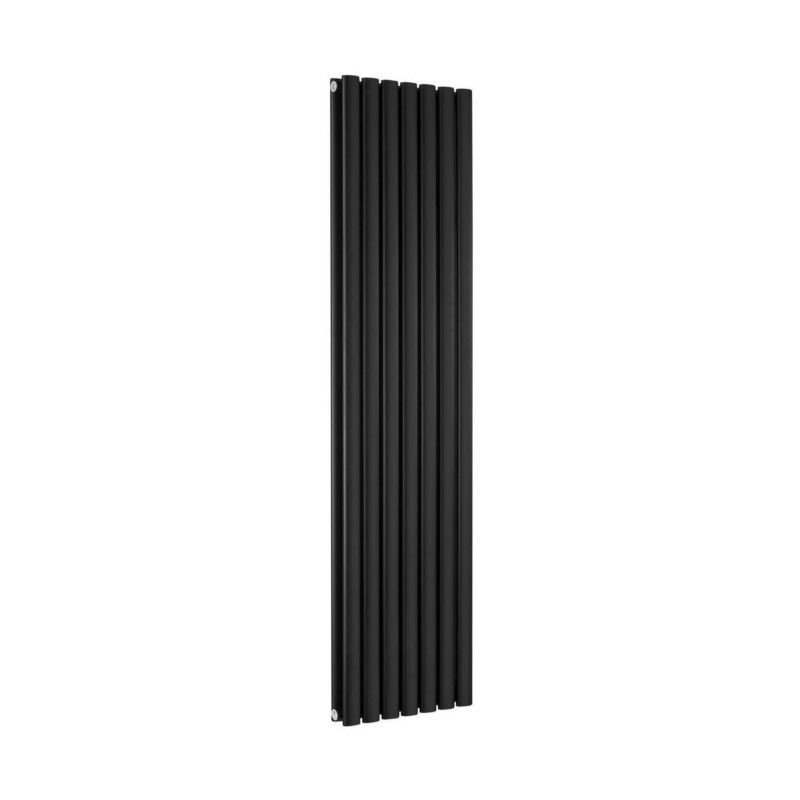 Grzejnik pokojowy LUXRAD Ring podwójny 1600 x 410 mm czarny mat str. 1 szt
