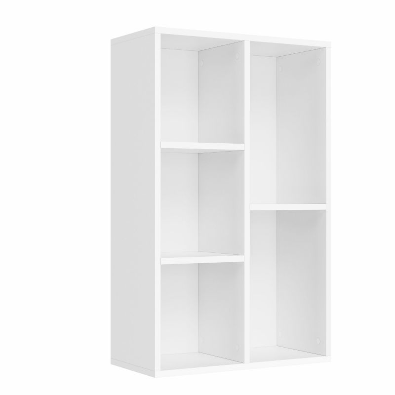 Regał na książki Songmics biały 5 półek 50x24x80 cm 1 szt.