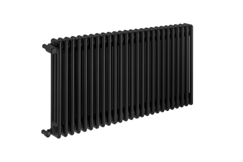 Grzejnik żeberkowy poziomy retro Column Line CL3E-575x1145-B500 czarny 1 szt.
