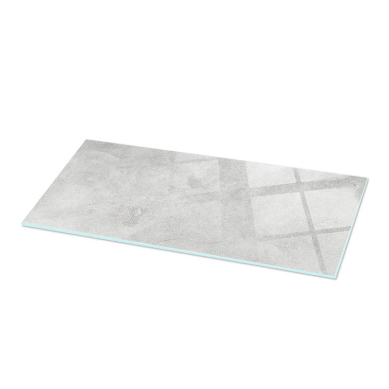 Blat Szklany ArtPrintCave 125x50 cm Tekstura betonowa z rysami Stolik Kawowy Do Salonu Loft DIY 1 szt.